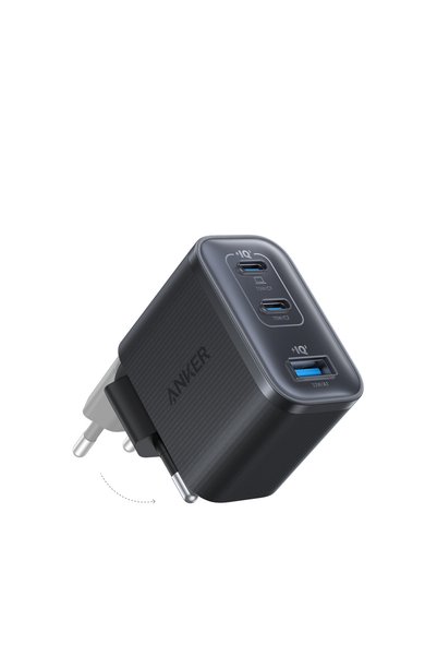 Anker Nano USB-C Şarj Cihazı, 3 Bağlantı Noktalı Type-C Şarj Cihazı, 70W, Kom...