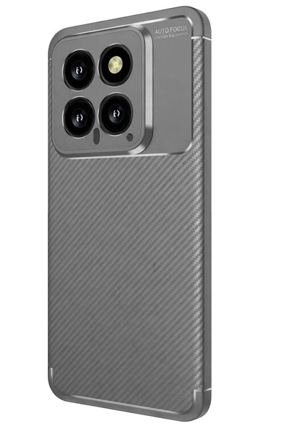 New Face Ilkeshop New Mi 14t Case Auto Focus Carbon Cover (135105) - Gray