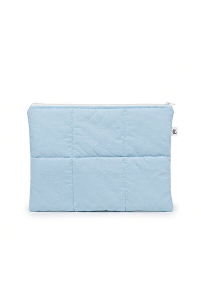 thehoneyed MacBook Laptop Kılıfı 13-14-15/16 İnç Mavi Kapitone Koruyucu Sleeve