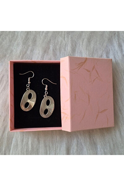 Ororabutik Silver Color Earring Set with Orora Mask Figure