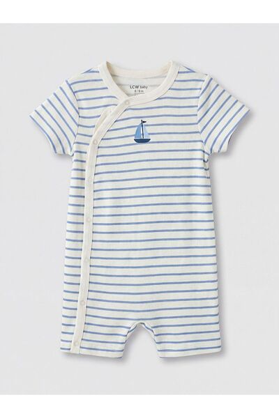 LC Waikiki Lcw Baby Striped Baby Boy Jumpsuit