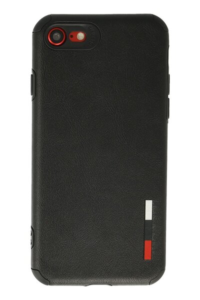 New Face Ilkeshop New iPhone 7 Case Loop Leather Silicone (150944) - Black