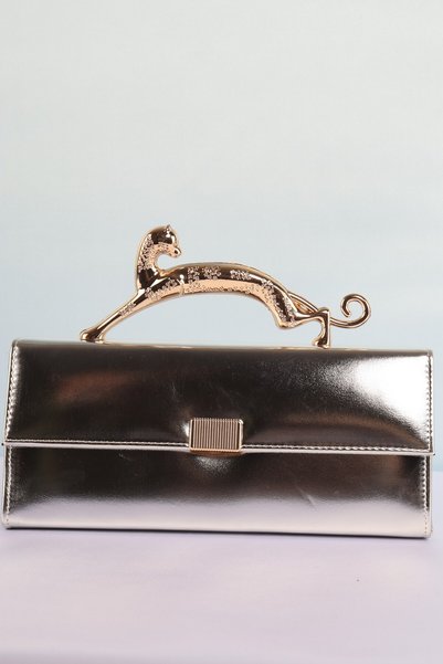 weem bag Elysara Eb0144 |   Matte Stylish Pumas Metal Handle Portfolio Bag