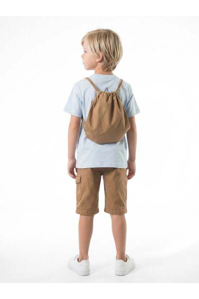 XO Kids Set de vară pentru băieți, 2 piese (bluză și pantaloni), cu geantă, 8...