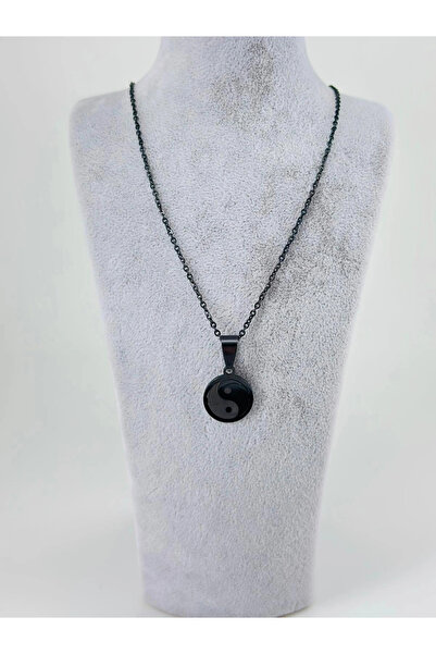 magicool Yin-Yang Steel Men's Necklace - Ekl0096