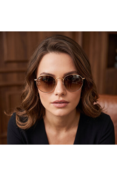 Ray-Ban Unisex Mineral Round Metal Güneş Gözlüğü Uv400 50-21-145 NT26700240
