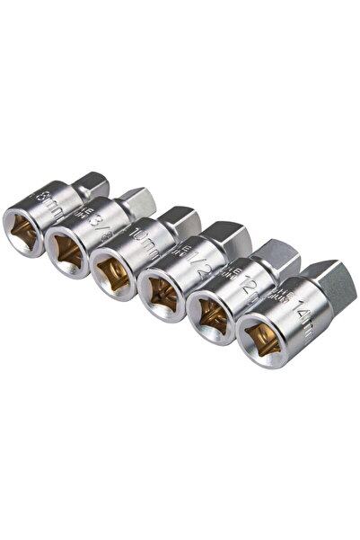 Top Master Pro Set 6 bucăți biți 3/8 - 6, 8, 10, 12mm, 3/8 ", 1/2 " TMP