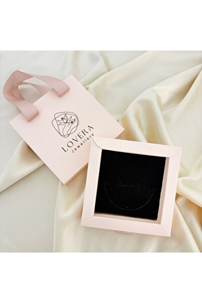 Lovera Jewellery Çantalı Takı Kutusu Hediye Paketi Konsepti Kolye&Bileklik&Yü...