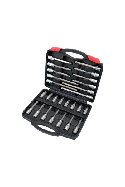 yato 1/2 inch Multi-Spline Bit Set - 26 Pieces YT-77542