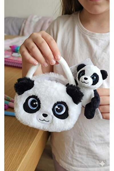 Butik Panda Çocuk El Çantası ve Mini Panda Set