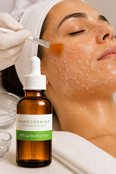 Puredermine %60 Laktik Asit ile Cildinizi Yeniden Keşfedin & Kimyasal Peeling...