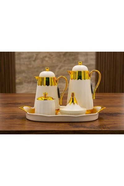 LUXURY Trams Hospitality Set Serving Tea and Coffee 1L+0.7L Two Small Pots fo...