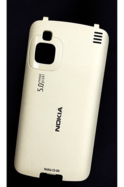 Nokia C6-00 Orijinal Arka Pil Batarya Kapağı Beyaz