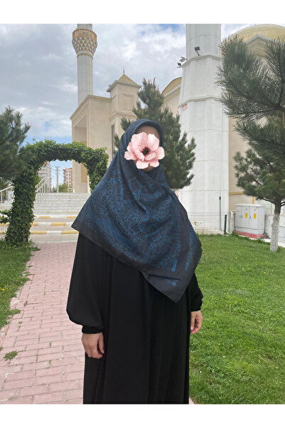 Nakişce وشاح قطني كبير الحجم بنمط عرقي 115x115 سم