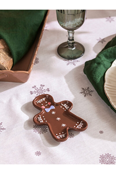 LC Waikiki Farfurie ceramică cu figurină Cookie Man, 13 cm