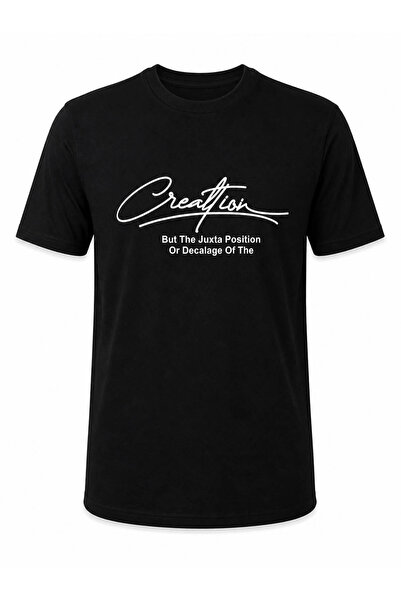 trender Creativizm Print Supreme Black Men's T-Shirt 226-16