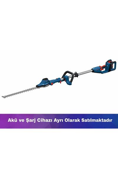 Bosch GHE 18V-50 FP Akülü Uzun Saplı Çit Kesme ve Budama Makinesi (Solo) 0600...