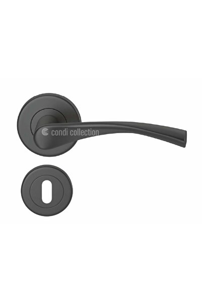 Condi Collection 1801 Static Black Room Stainless Steel Door Handle