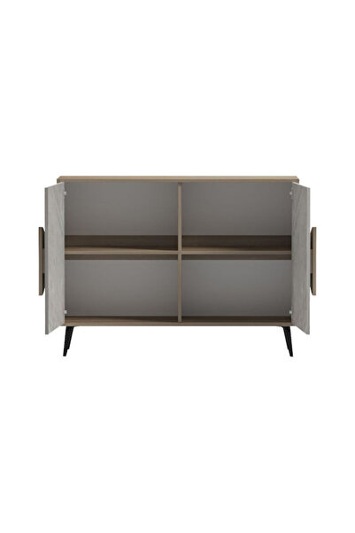 Other Μπουφές Gora pakoworld sonoma-μπεζ εμφάνιση μαρμάρου 110x35.5x82εκ
