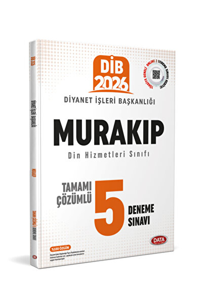 Data Yayınları Diyanet işleri başkanlığı murakıp tamamı çözümlü 5 deneme sınavı