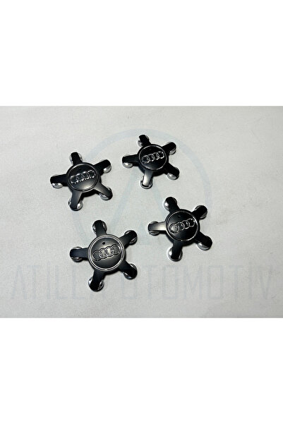 Aftermarket 4 x AUDİ Q5 8R 09-17 AHTAPOT ÇELİK JANT GÖBEK SETİ SİYAH 112MM