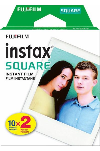 Fujifilm Instax Έγχρωμο Φιλμ Τετράγωνο (20 Φύλλα)
