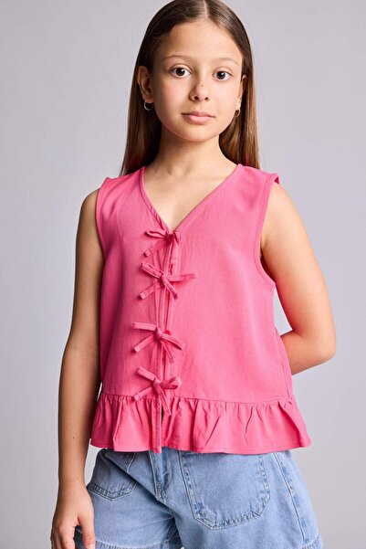 DeFacto Short Sleeve Blouse Girl Child H1220A826Hs