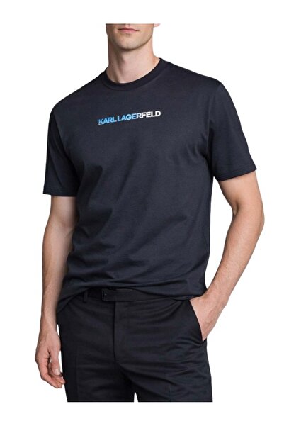 Karl Lagerfeld Ανδρικό T-shirt Navy Μπλε 755150 562235-690