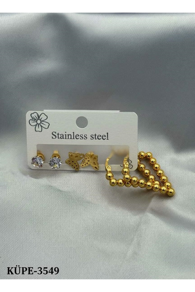 Bozhi Steel Earrings Business Woman Style Stylish Gift