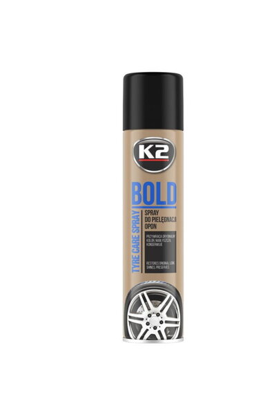 K2 BOLD 600ml - preparat pentru strălucirea și întreținerea anvelopelor