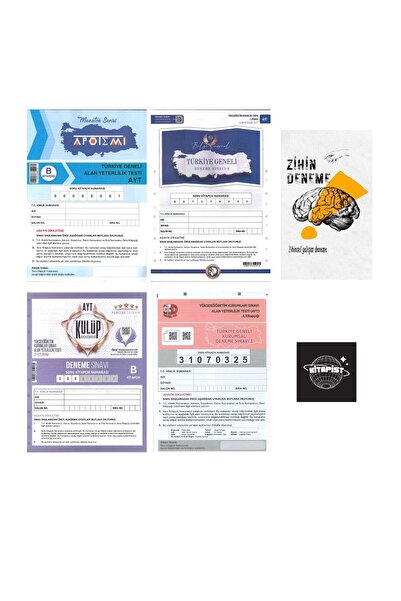 Karma Kitaplar AYT KURUMSAL DENEME SET 4 ADET 2026+ZİHİNDENEME-KD21