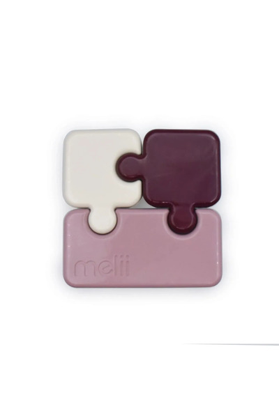NO BRAND BABY FOOD CONTAINER PUZZLE MODEL, MELII LUXE, IVORY PINK