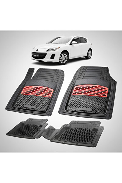 TEAMCAR Covorașe auto compatibile cu Mazda 3 BL Facelift Hatchback cu 5 uși, ...