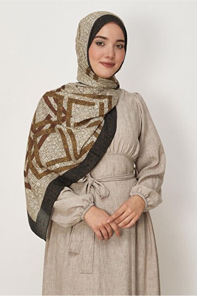 Alvina Patterned Viscose Shawl 8628