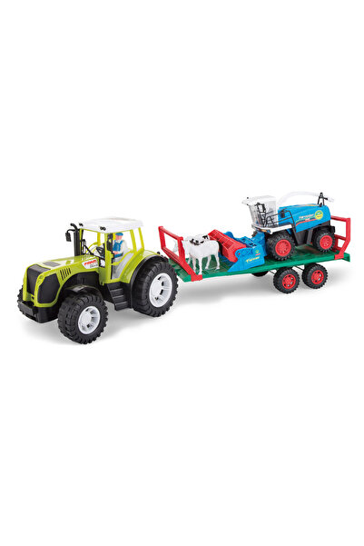 Zumzeria Tractor cu remorcă, mașină de treierat și sunet