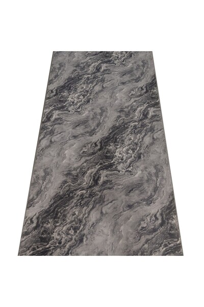 OEM Traversa Antiderapanta Arya, Nuante Gri, Abstract, Latime 100 cm