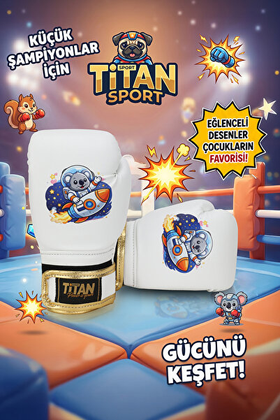 Titan Sport Children's Boxing Gloves White Alien Koala Model