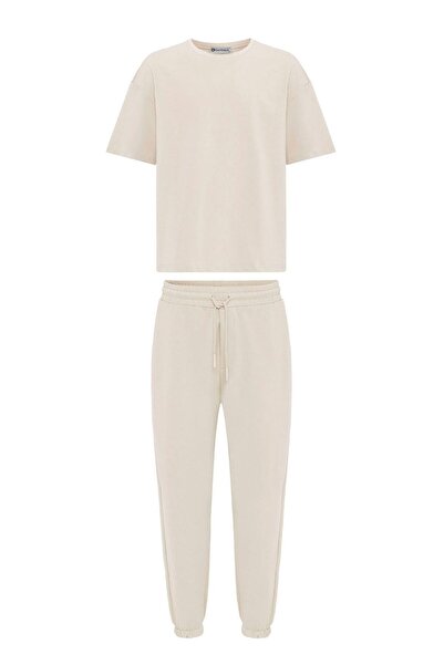 S13 Store Elasticated leg basic oversize tracksuit set