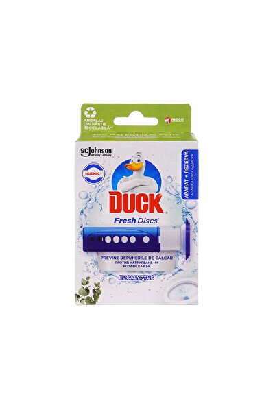 DUCK Pachet 2 bucati Dispozitiv odorizant de toaletă Discuri proaspete 36ml