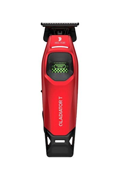 Hector Gladiator T 8000 RPM BLDC Motor Işıklı Çizim & Sakal Tıraş Makinesi Kırmızı