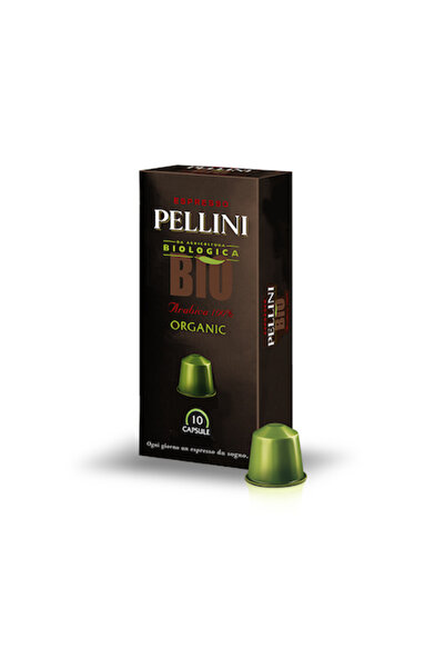 PELLİNİ Capsule de cafea Nespresso bio, 10 bucăți/cutie (5g/capsulă)