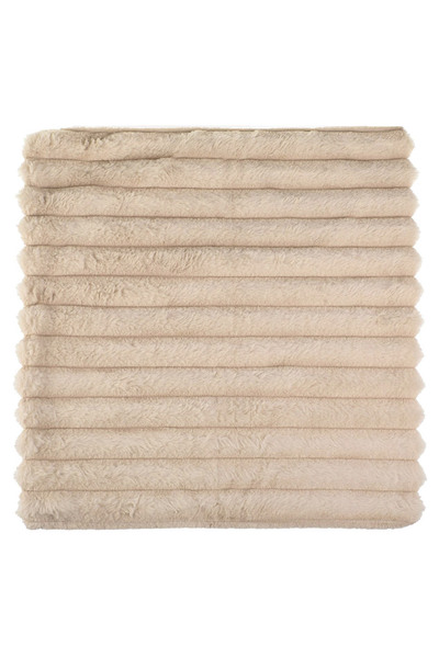 Zumzeria Față de pernă decorativă de iarnă din flanelă bej 45x45cm