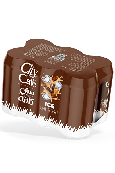 City Cafe قهوة سيتي كافيه المثلجة بنكهة الموكا 6 × 240 مل