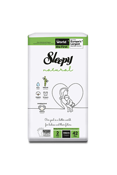 Generic 42Pcs Sleepy Natural Baby Diaper - Size 2-Mini