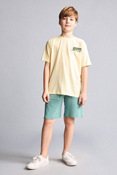 DeFacto Regular Fit Jean Shorts for Boys H5409A826Hs