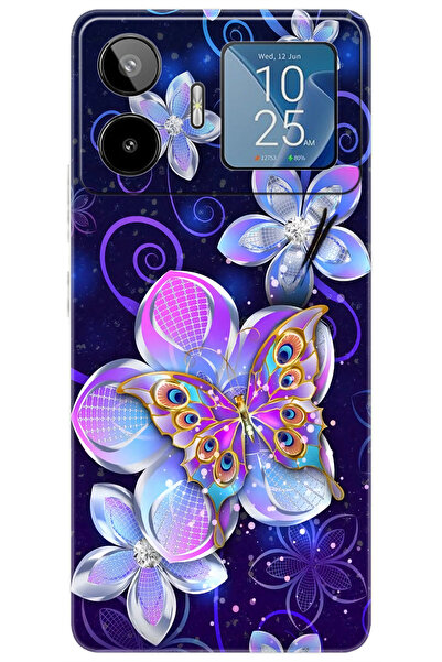 General Mobile GM 26 PRO 5G (G903) Uyumlu Kılıf Desen Baskılı Silikon Kelebek...