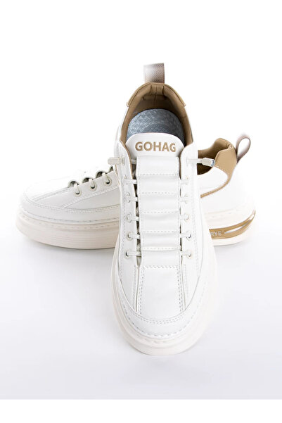 mei Pantofi Casual Barbati 8810 Alb-Bej