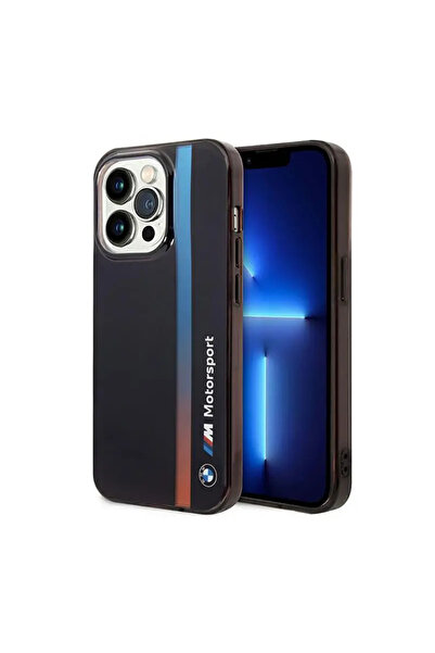 BMW BMHCP14L22HVGV Apple iPhone 14 Pro black IML Tricolor Stripe