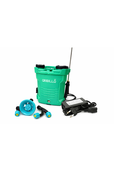 Brillo M1 Electric Sprayer Pump, 12L, 12V 8Ah, 6 bar, stainless steel lance, ...