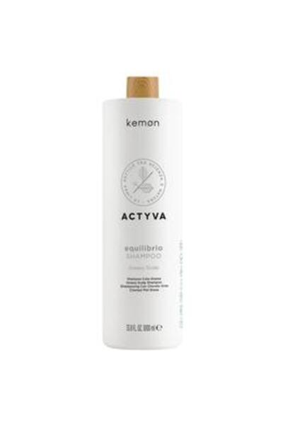 Kemon Sampon pentru Echilibrare Scalp Gras - Actyva Equilibrio Shampoo, 1000 ml